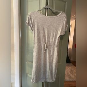 Grey tee shirt dress WITH POCKETS - XS